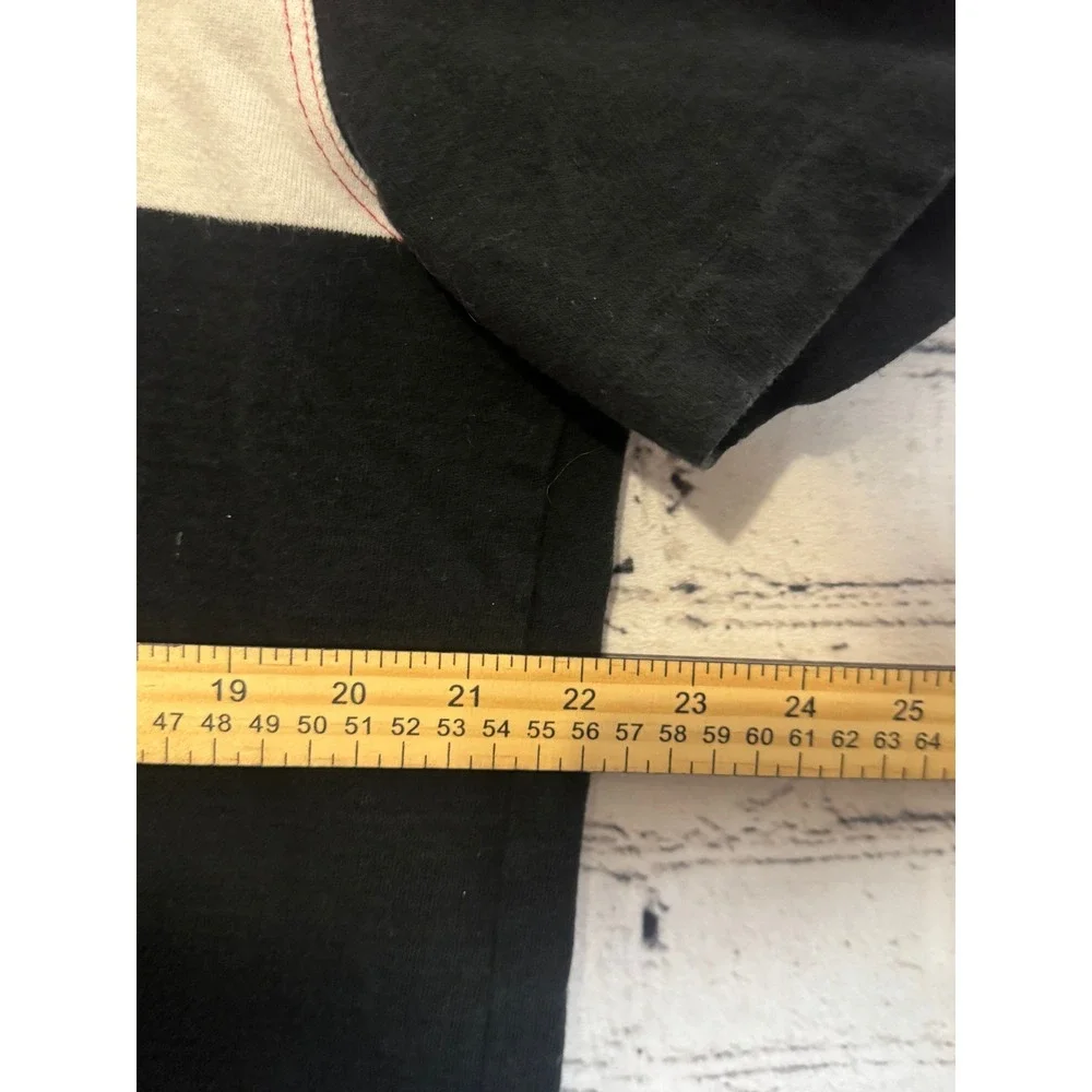 Banana Republic Mens Red White Black Colorblock Polo Shirt Size‎ Large